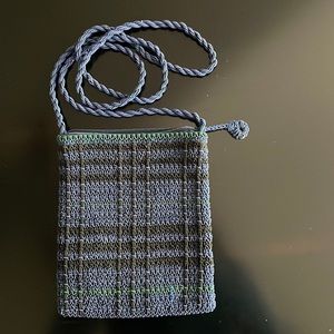 Blue, Black, & Green Crossbody Purse